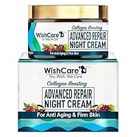 MENT Collagen Boosting - Advance Repair Night Cream - With Retinol, Niacinamide, GrapeSeed, Sea Algae, Jojoba & Rosehip - For Anti-Aging, Skin Firming & Plumping Skin - 50 gm