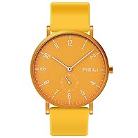 FIZILI Men's Minimalist Wrist Watch Ultra Thin Waterproof Fashion Elegant Men Business Casual Luxury Quartz Analog Wrist Watch