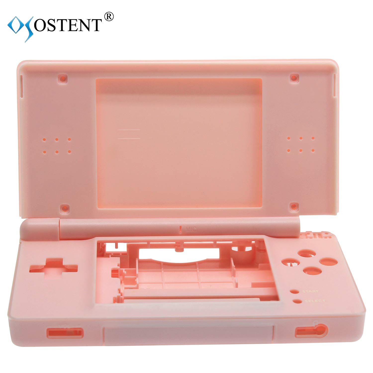 OSTENT Full Repair Parts Replacement Housing Shell Case Kit for Nintendo DS Lite NDSL Color Pink