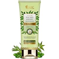 Oriental Botanics Neem, Tea Tree And Basil Anti Acne Face Wash - For Clear And Rejuvenated Skin - No Parabens, Silicones, 100ml