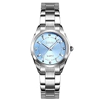 RUIWATCHWORLD Women Quartz Watch Ladies Stainless Steel Waterproof Wrist Watches Classic and Elegant Watch for Women Original Gift Watch