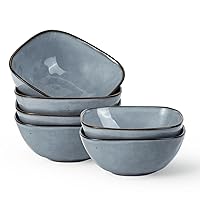 famiware Cereal Bowls Set of 6, Ocean Square 6