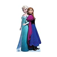 Cardboard People Elsa & Anna Life Size Cardboard Cutout Standup - Disney's Frozen (2013 Film)