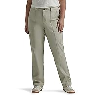 Lee Women's Plus Size Ultra Lux Comfort with Flex-to-go Utility Pant