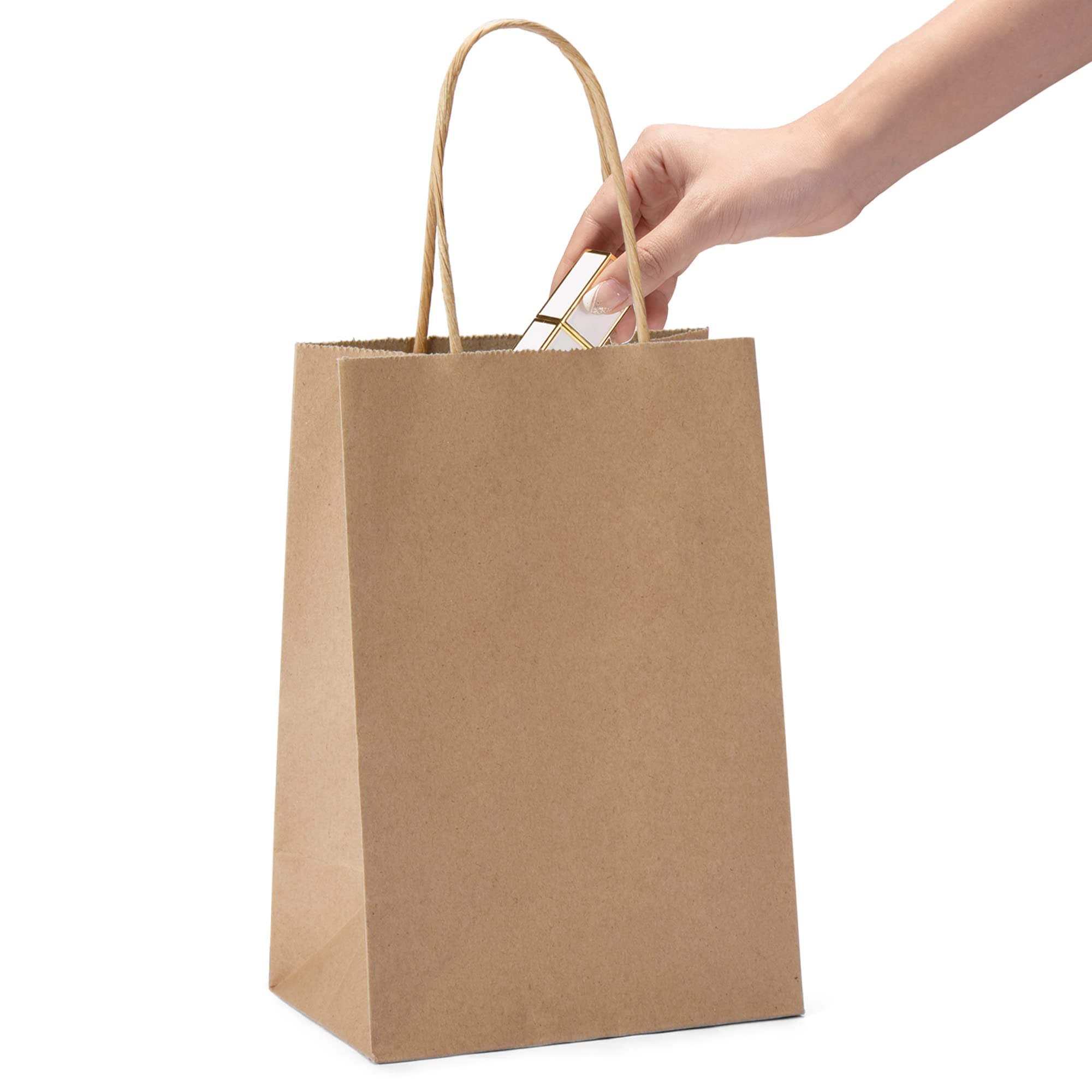 Craft Paper Bag with Handles 22x12x28cm