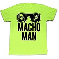 World Wrestling Entertainment WWE Old School Macho Man Glasses Adult T-Shirt