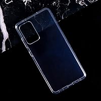 Samsung Galaxy A72 5G Case, Scratch Resistant Soft TPU Back Cover Shockproof Silicone Gel Rubber Bumper Anti-Fingerprints Full-Body Protective Case Cover for Samsung Galaxy A72 5G (Transparent)