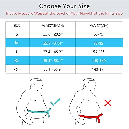 FREETOO Back Braces for Lower Back Pain Relief with 6 Stays, Breathable Back Support Belt for Men/Women for work , Anti-skid lumbar support belt with 16-hole Mesh for sciatica(L)