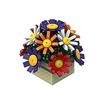 Colorful Flowers for Mother's Day Birthday Anniversary 699 Pieces MOC Build for Age 18+