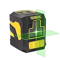 Laser Level, IKOVWUK 100FT Accurate Green Cross Line Laser Level Self-Leveling with Magnetic Bracket for Picture Hanging Home Decoration, Battery & Carrying Bag Included