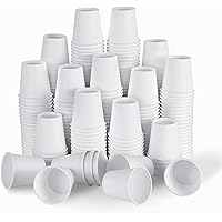 [300 Count - 2 oz] Small Paper Cups, Mouthwash Cups Bathroom Cups Mini Cups Small Disposable Cups