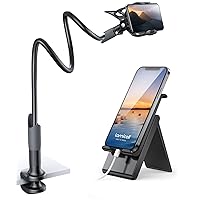 Lamicall Adjustable Cell Phone Stand & Phone Holder Bed Mount
