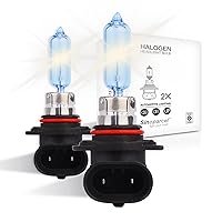 Sinoparcel 9005/HB3 Halogen High Beam Headlight Bulb,150% More Brightness Replacement for Standard 65W Bulb,Pack of 2