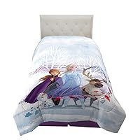 Franco Disney's Frozen 2 Kids Bedding Super Soft Microfiber Reversible Comforter, Full, (Officially Licensed Product)
