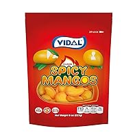 Vidal Gummi Spicy Mangos - 8 Ounce (Pack of 1)