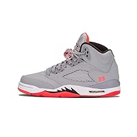 Nike Air Jordan Retro Men's Sneakers Air Jordan 5 Retro GG Wolf Grey Hot Lava Gray 440892-018