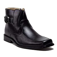 Jazamé Men's 49417 Tall Western Style Riding Square Toe Chelsea Dress Boots