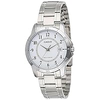 Casio MTP-V004D-7B White Dial Stainless Steel Watch