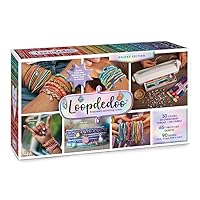 Loopdedoo Deluxe DIY Friendship Bracelet Maker Kit - Make Bracelets in Minutes for Birthdays and Friendship Gifts - Award Winning Crafts Kit for Kids Aged 8+