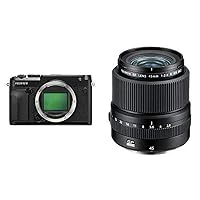 Fujifilm GFX 50R 51.4MP Mirrorless Medium Format Camera (Body Only) + Fujinon GF45mmF2.8 R WR
