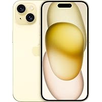 Apple iPhone 15, 512GB, Yellow - Unlocked (Renewed)