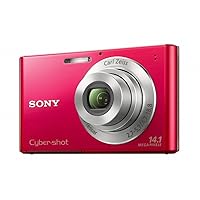 Sony DSC-W330 14.1MP Digital Camera with 4x Wide Angle Zoom with Digital Steady Shot Image Stabilization and 3.0 inch LCD (Red)