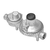 only fire Horizontal Two Stage Propane Regulator, Inlet 1/4