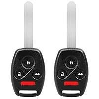 NPAUTO Key Fob Replacement Fits for Honda Civic EX Si Hybrid 2006 2007 2008 2009 2010 2011 2012 2013, Keyless Entry Remote Control Car Key Fobs, (N5F-S0084A, 35111-SVA-306, 4-Buttons, Pack of 2)