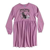 Disney Hocus Pocus Thackery Binx Violet Sweater Smock Dress