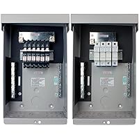 MidNite Solar MNPV6 Photovoltaic Combiner Enclosure Only; Includes 15 Position PV Negative Bus Bar, 14 Position Ground Bus Bar, 120 Amp Plus Bus Bar for Breakers and 80 Amp Bus Bar for Fuses