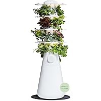 New! Lettuce Grow Farmstand Nook | 20 Plant Hydroponic System | Self-Watering Indoor Vertical Garden Planter Tower w/Pump, BPA-Free Food Grade | 4ft 7in | Made in USA…
