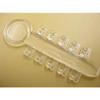 100Pcs SmileTech Dental Rotation Wedges Ligature Rotary Pad Orthodontic Elastic Rubber Bands
