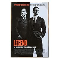 LEGEND MOVIE POSTER 2 Sided ORIGINAL FINAL 27x40 TOM HARDY EMILY BROWNING