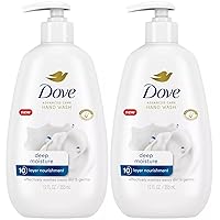 Dove Advanced Care Deep Moisture Hand Wash for Soft, Smooth Skin, More Moisturizers than the Leading Ordinary Hand Soap, 12 oz