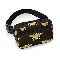 Golden Bee Fashion Crossbody Fanny Pack Waterproof Waist Bag Belt Bag for Men Women