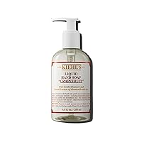 Kiehl's Grapefruit Liquid Hand Soap, Scented Hand Wash to Soothe & Condition Skin, Non-drying, with Coconut-derived Cleansers, Vitamin E & Botanical Extracts, All Skin Types, Grapefruit Citrus Scent