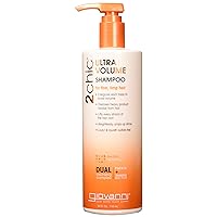 GIOVANNI - 2chic Ultra-Volume Shampoo with Tangerine and Papaya Butter- For Fine, Limp Hair - 24 Oz