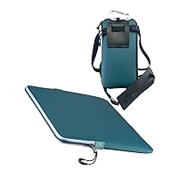 13 inch Neoprene Laptop Case and Cell Phone Purse with shoulder strap – Compact Storage for devices