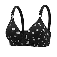 Bras for Women No Underwire Full up Breathable Gathered Mother Ladies Bra Comfortable Adjustment Daily Underwear