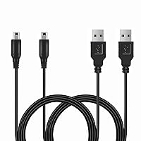 Hukado 2 Pack 4 Feet NTD3DS USB Charger Cable, Play and Charge Power Charging Cord Compatible with NTD DSi, DSi XL, 2DS, 3DS, 3DS XL, New 3DS XL