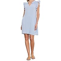 Velvet by Graham & Spencer Women's Grace Cotton Eyelet Mix Dress