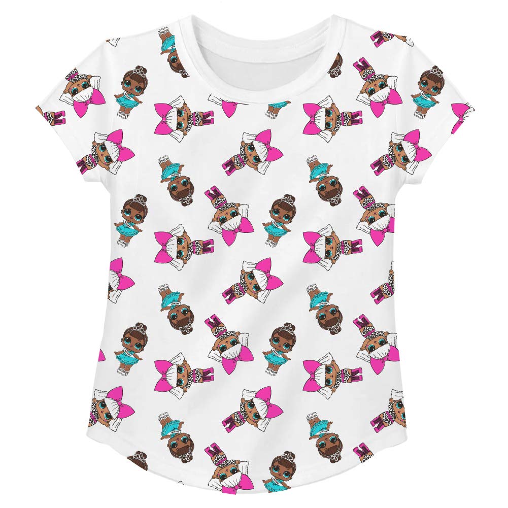 L.O.L. Surprise! girls 2-piece Short Sleeve Tee & Long Sleeve T-shirt Bundle Set - Girls Sizes 4-16