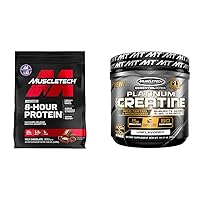 Muscletech Whey Protein Powder Phase8 Protein Powder & nohydrate Powder Platinum Pure Micronized Muscle Recovery + Builder for Men & Women Workout Supplements Unflavored (80 Servings)