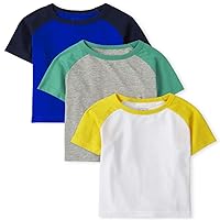 The Children's Place Baby Boys' Raglan Shirts 3-Pack