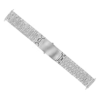 Ewatchparts 20MM WATCH BAND COMPATIBLE WITH OMEGA SEAMASTER 300 196.1641 SPEEDMASTER MARK II STAINLESS S