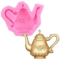 Teapot Silicone Fondant Molds For Tea Party Cake Decorating Cupcake Topper Candy Chocolate Gum Paste Polymer Clay