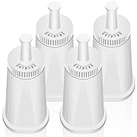 4 Pack Replacement Water Filter for Breville Espresso Machine Barista Touch Bes880, Barista Pro BES878, Oracle Touch BES990, Oracle BES980, Dual Boiler BES920 Bambino ClaroSwiss Sage