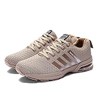 Men's Outdoor Casual Shoes, Men's Sports Shoes, air Cushion Running Shoes, Men's Light Sports Shoes, Breathable Brown