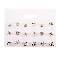 Inlaid Diamond Gift Simple Pearl Jewelry Earrings Personality Ladies Flower Earrings Earrings Pack