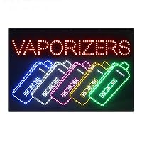 LED Vaporizers Sign for Business, Super Bright LED Open Sign for Vaporizer Store, Electric Advertising Display Sign for Tobacco Shop Business Shop Store Window Decor.